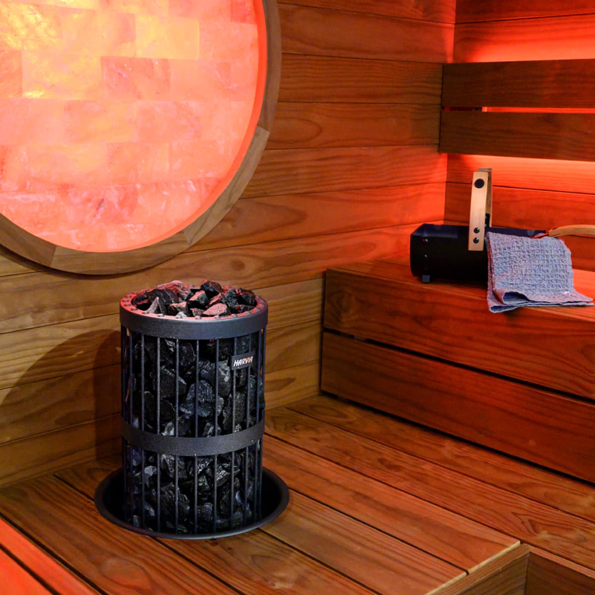 Harvia Legend Home XW | Sauna Elektroofen mit externer Steuerung inkl. WIFI | 6.8 kW / 10.8 kW | PO70XW / PO110XW