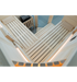 Harvia Arktis Infra+ | Massivsauna Infrarot Fichtenholz Innensauna Bausatz | 232 x 206 x 204 cm (B/T/H)