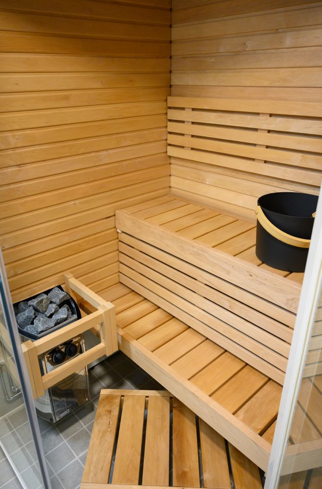Harvia SIRIUS Eckvariante| Badezimmersauna Bausatz | SC1111K / SC1212K / SC1412K