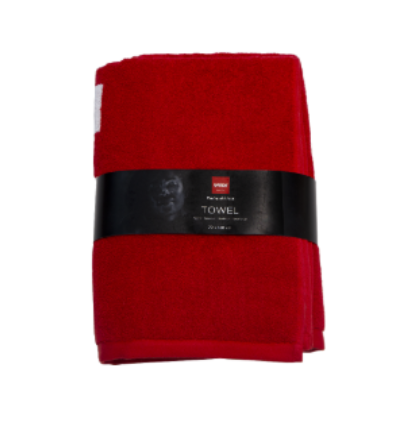Harvia Handtuch 70 x 140cm / 35 x 55cm rot | SAC80401 / SAC80402