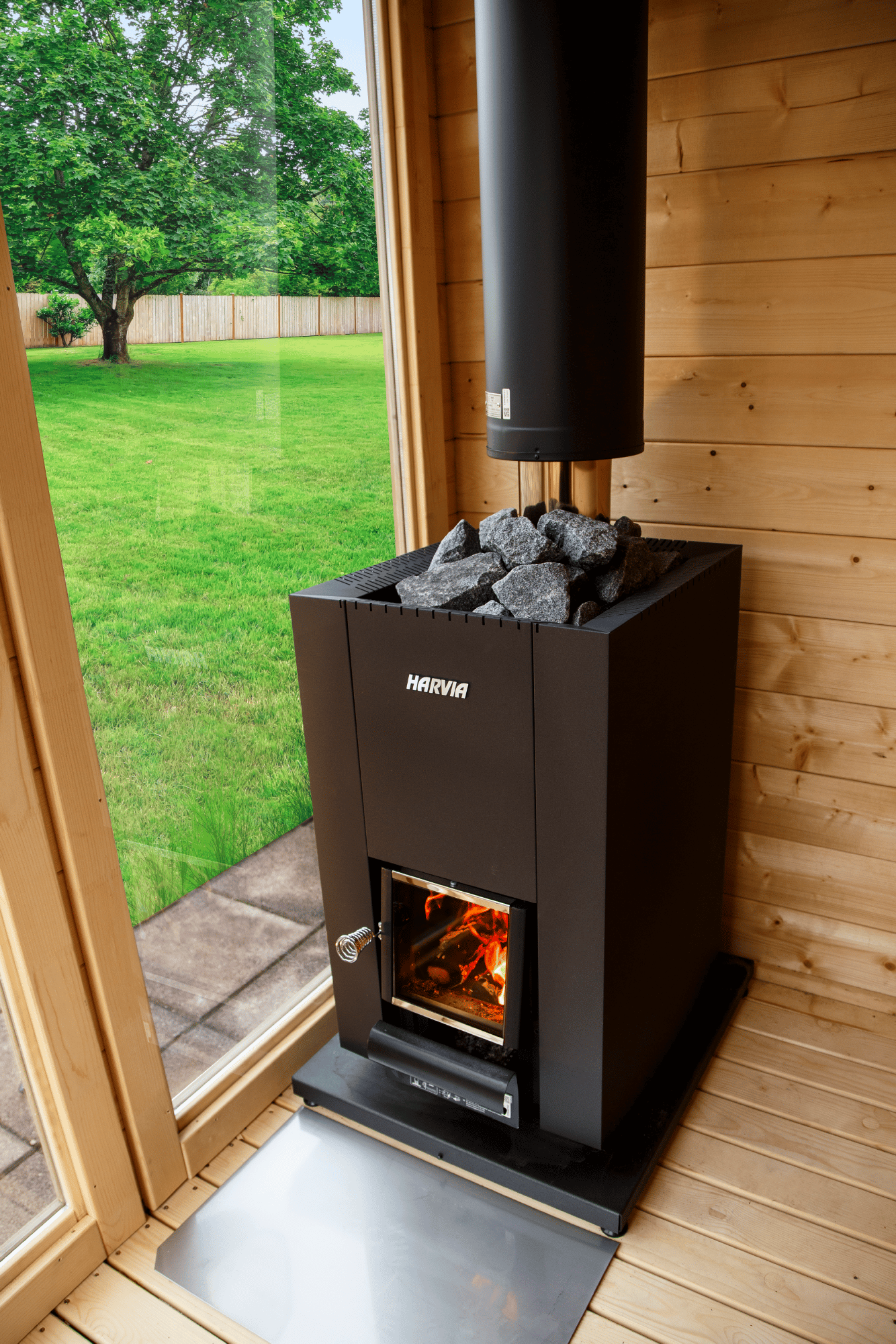 Harvia Linear 18 Compact |  Saunaofen Holz mit BimSchV 2 | 14,3 kW | WKLI18CPTM