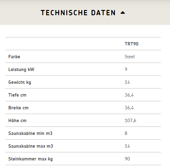 Harvia Glow | Saunaofen Elektro integrierte Steuerung  | 6.8 kW / 9 kW | TRT70 / TRT90