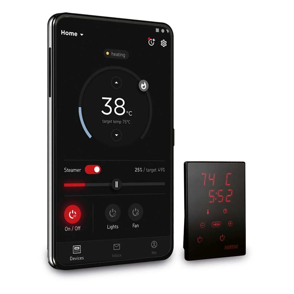 Harvia Legend Home XW | Sauna Elektroofen mit externer Steuerung inkl. WIFI | 6.8 kW / 10.8 kW | PO70XW / PO110XW