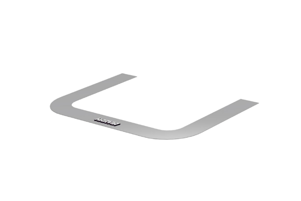 Harvia The Wall Embedding Flange  | Edelstahl Verkleidung für alle The Wall Modelle | HSW1