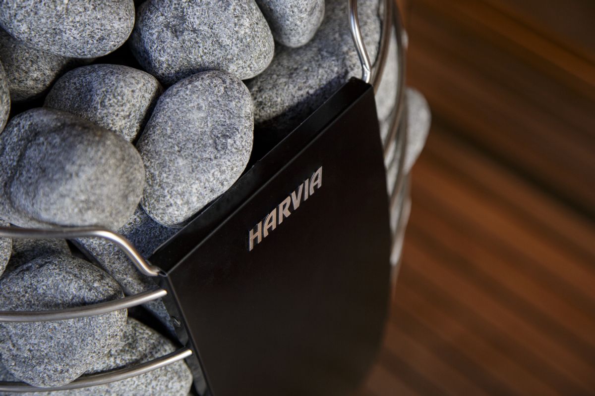 Harvia Spirit | Sauna Elektroofen benötigt externe Steuerung | 6 kW / 9 kW | HSPE604M/HSPE904M