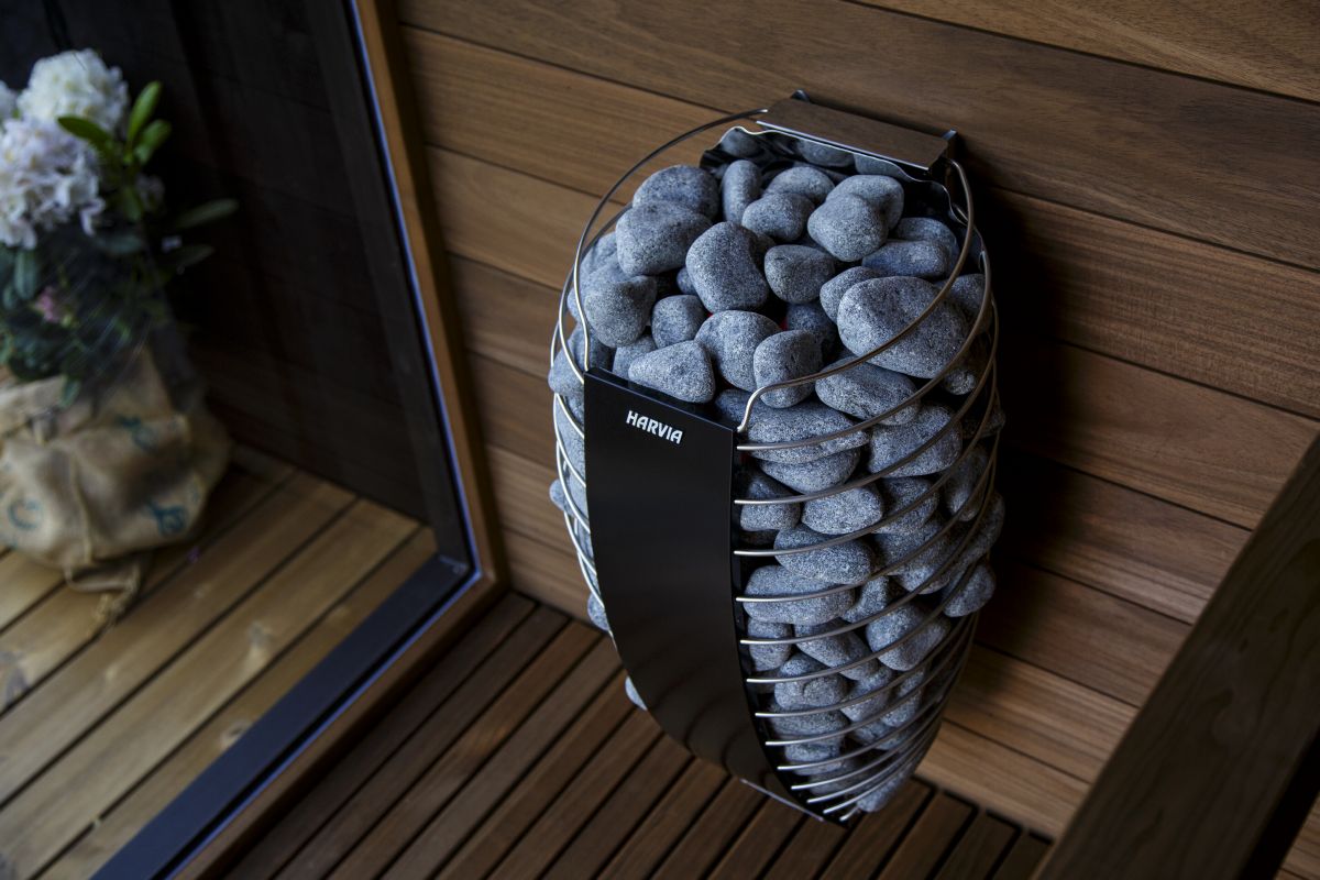 Harvia Spirit | Sauna Elektroofen benötigt externe Steuerung | 6 kW / 9 kW | HSPE604M/HSPE904M