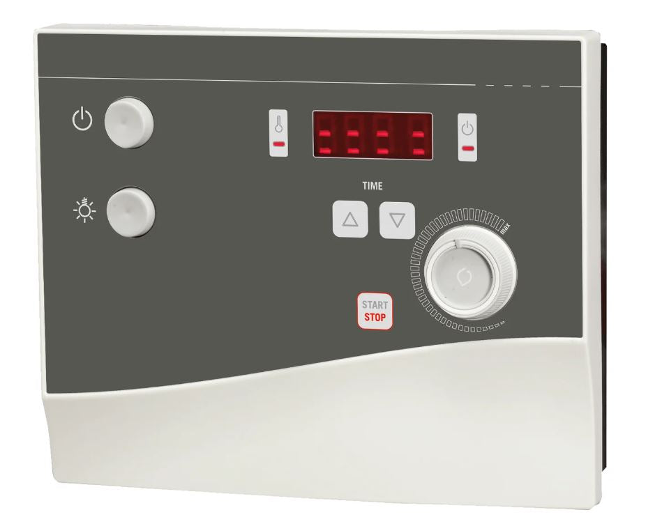 Harvia Cilindro E | Elektro Saunaofen Set mit sentiotec K4 Next Saunasteuerung + Saunasteine | 6,8 kW / 9 kW